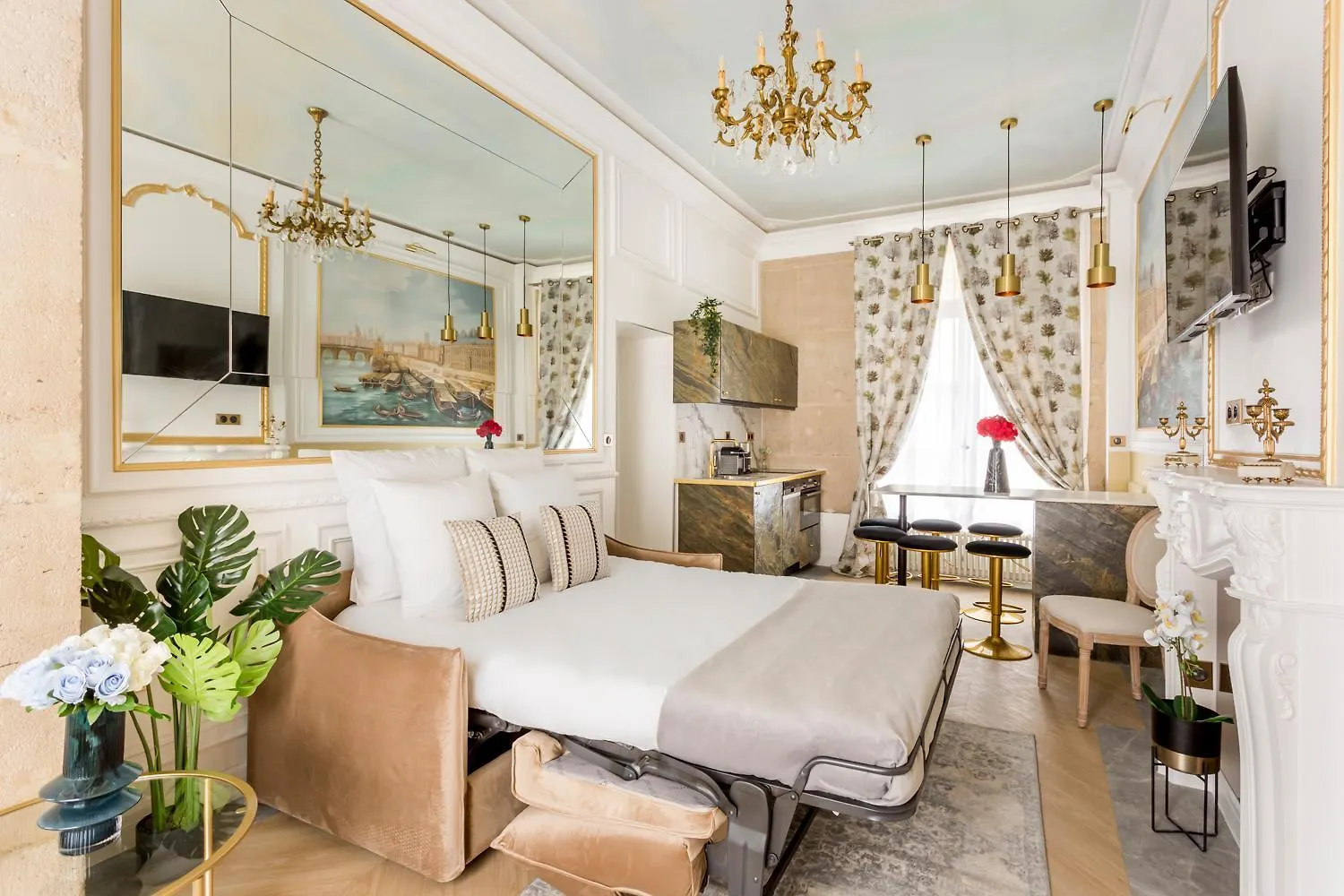 Merveil -Luxury Suite -Champs Elysees-Haussmann II Paris Apartment